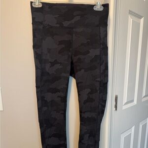 lululemon athletica Black Camo Leggings